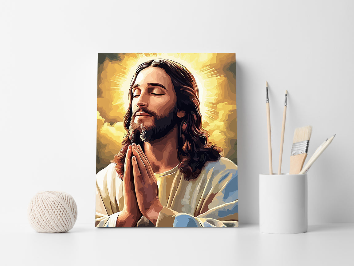 Set Pictură pe numere – Rugăciunea Lui Isus Hristos 6261