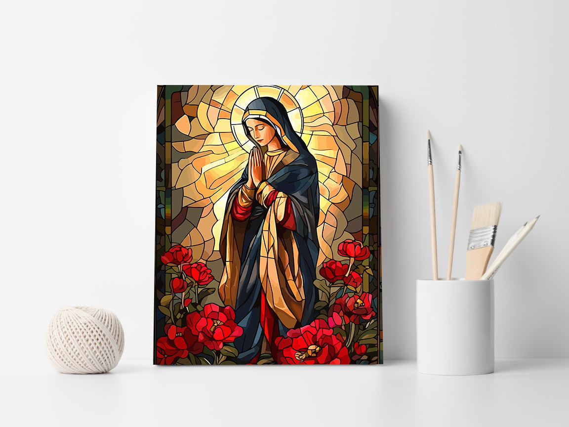 Set Pictură pe numere – Fecioara Maria 6291