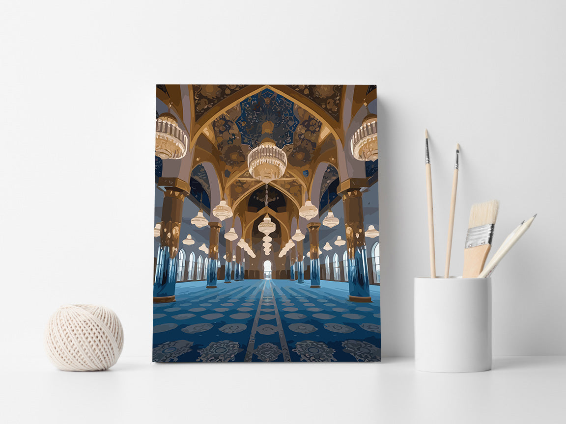 Set Pictură pe numere – Moscheea Sheikh Zayed 6325