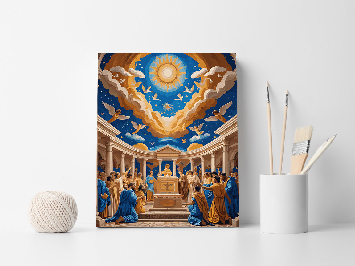 Set Pictură pe numere – Adunarea Divină 6340