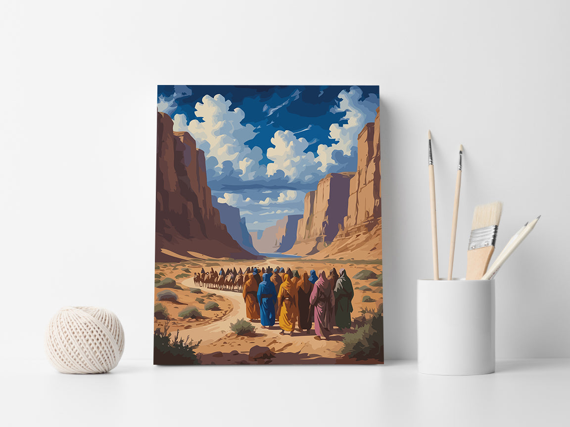 Set Pictură pe numere – Caravana Prin Deșert 6347