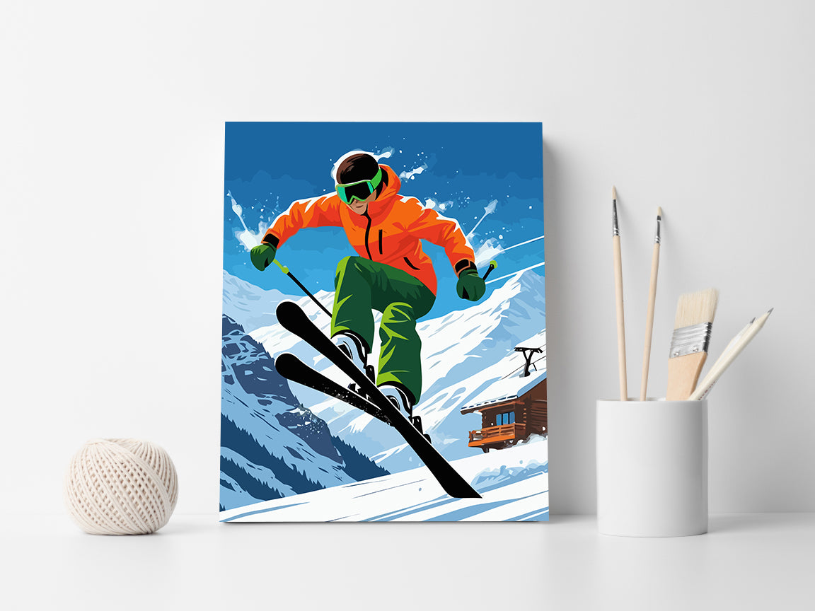 Set Pictură pe numere – Sport De Iarnă 6219