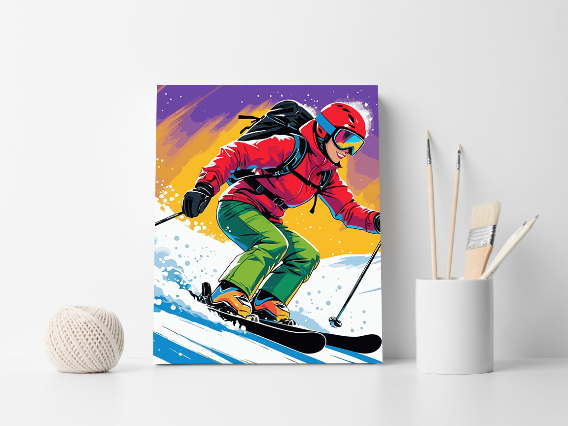 Set Pictură pe numere – Sport De Iarnă 6135