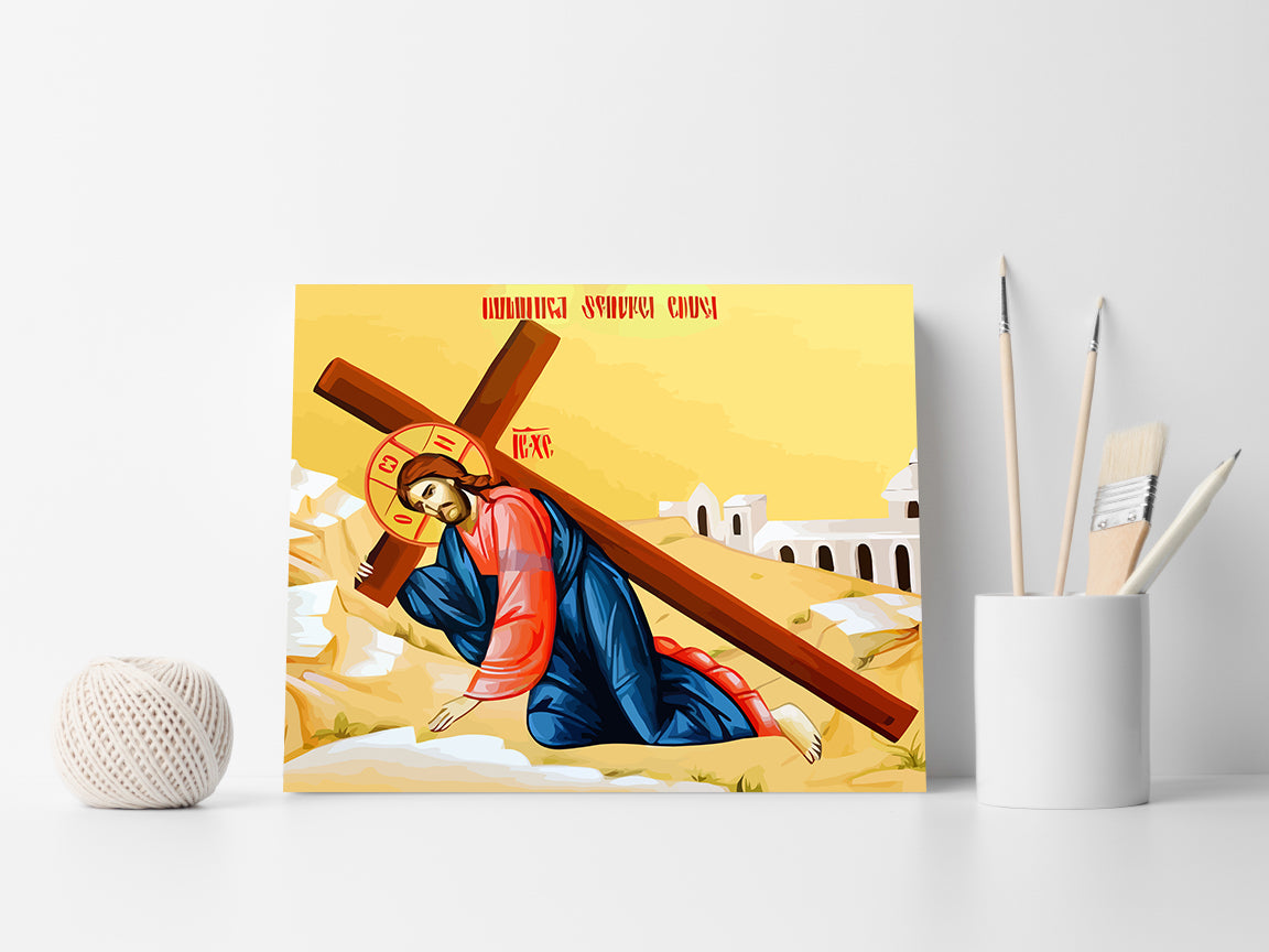 Set Pictură pe numere – Înălțarea Sfintei Cruce 6012