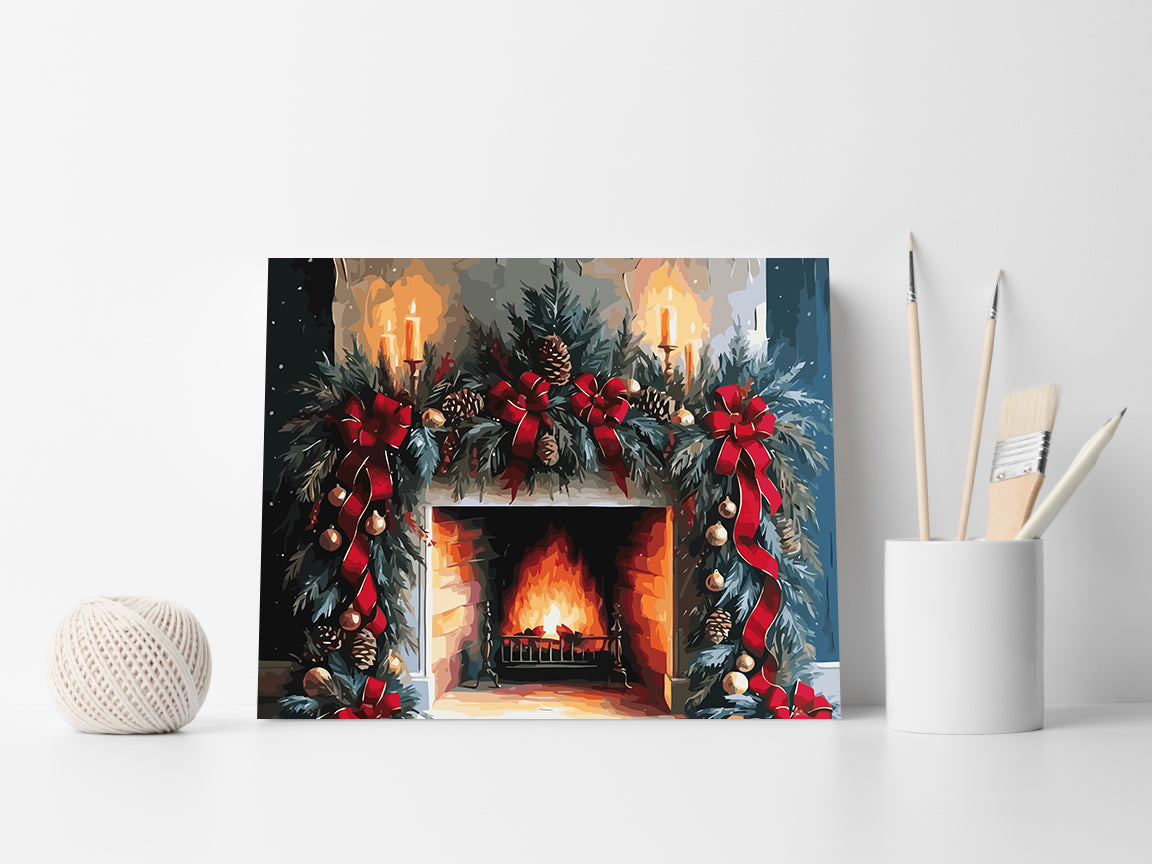 Set Pictură pe numere – Atmosferă De Iarnă 6136