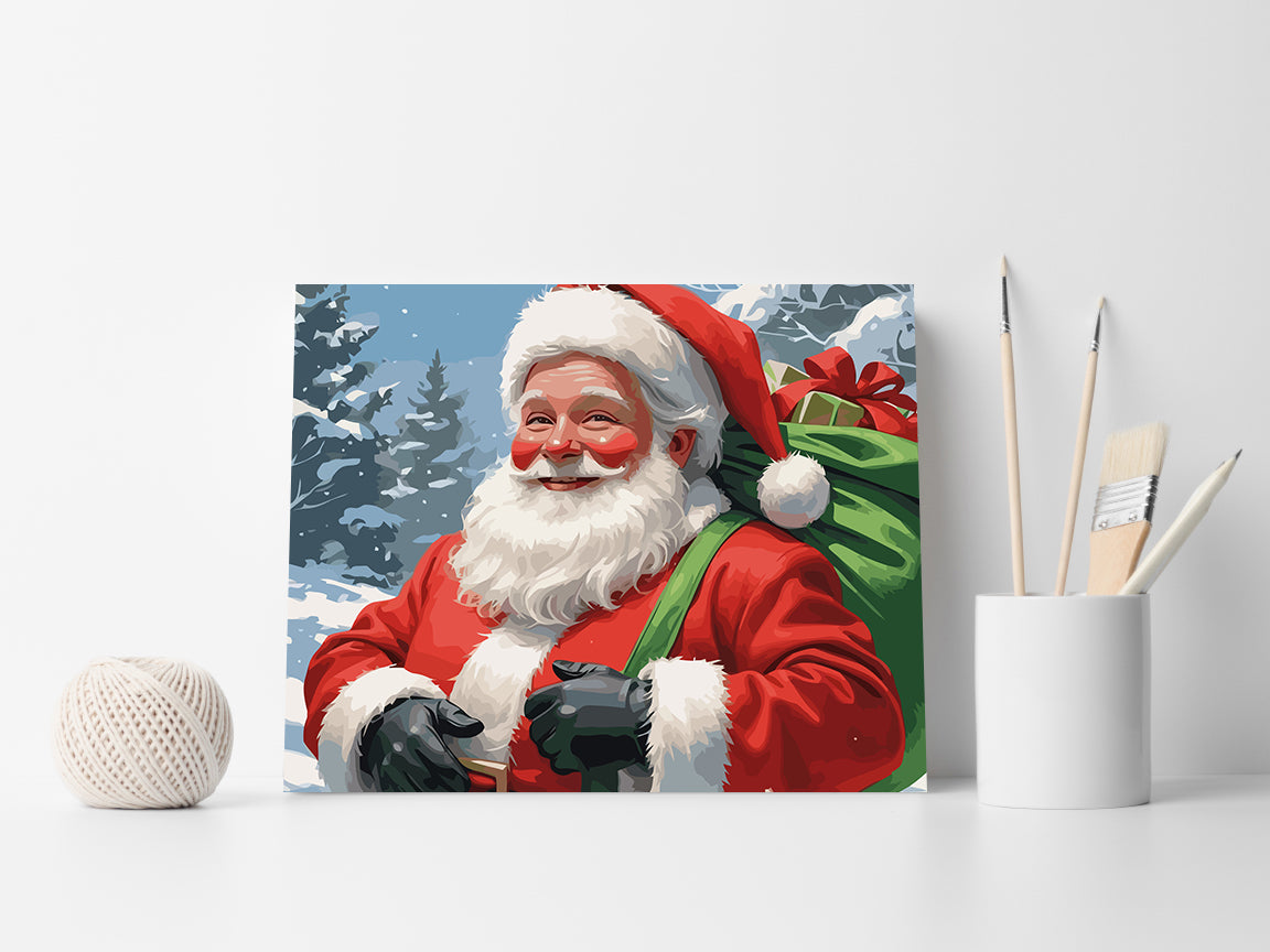 Set Pictură pe numere – Moș Crăciun 6195