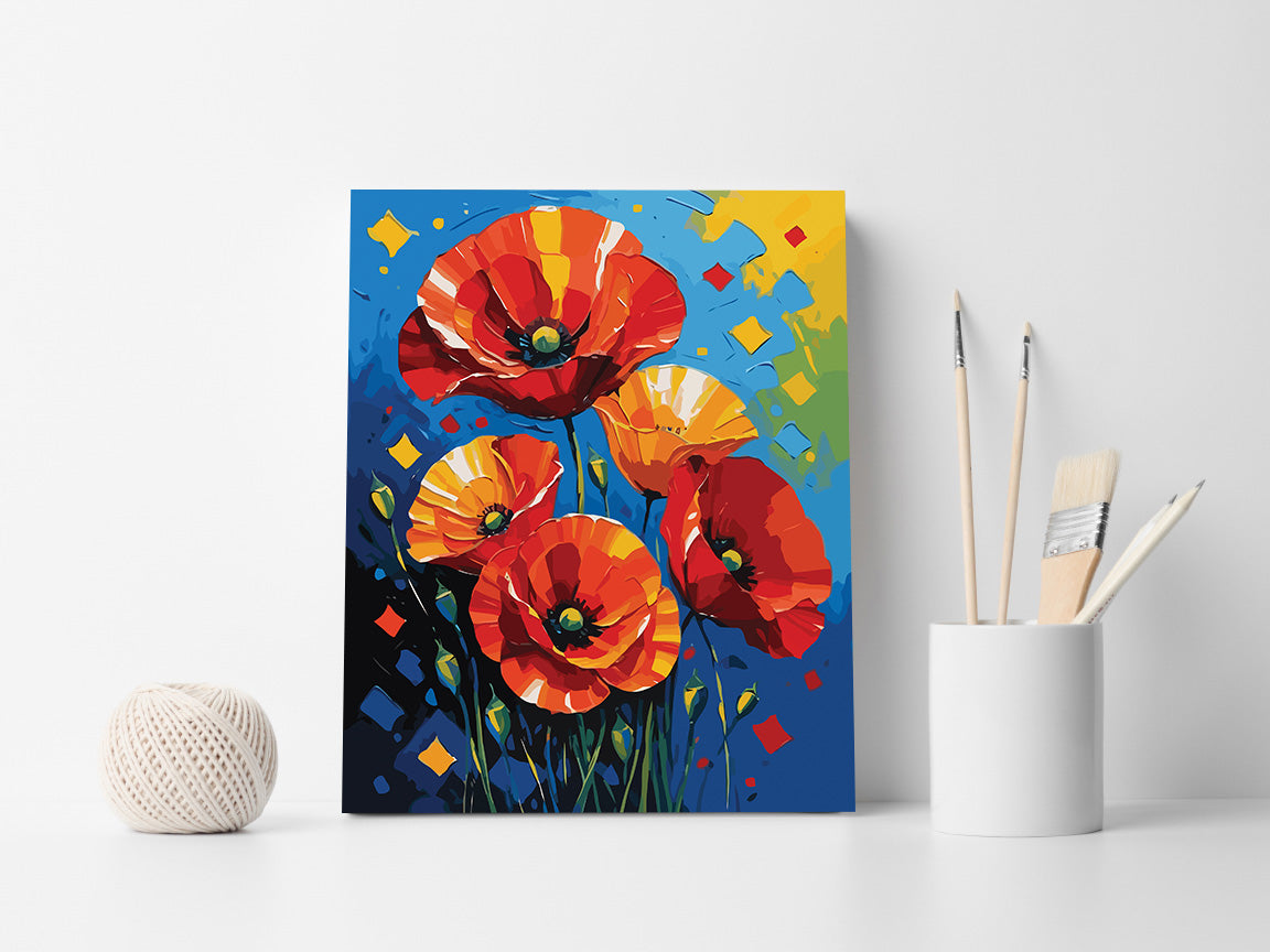 Pictura pe Numere – Eclat de maci 7151