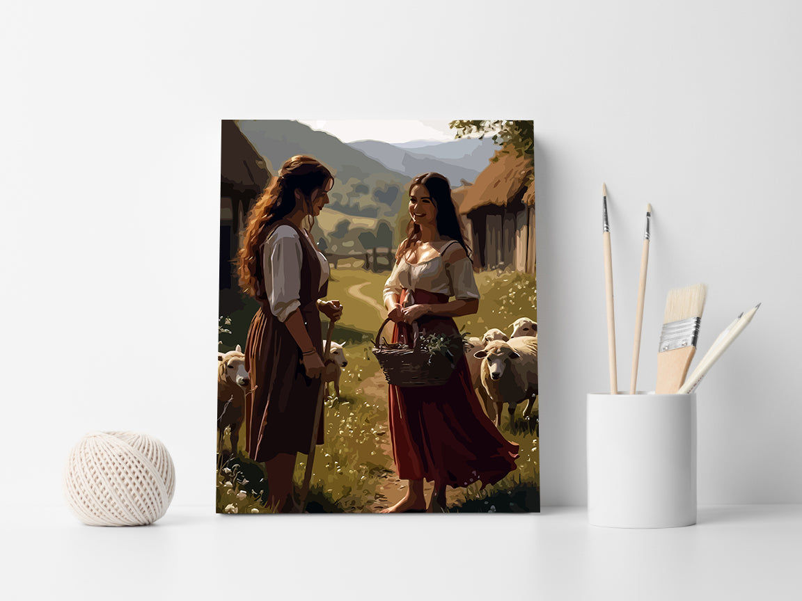 Set Pictură pe numere - Ocupație la Țară