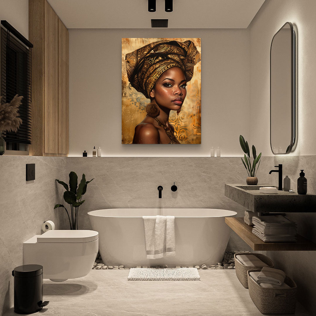 Tablou Canvas - Portret Femeie Africană