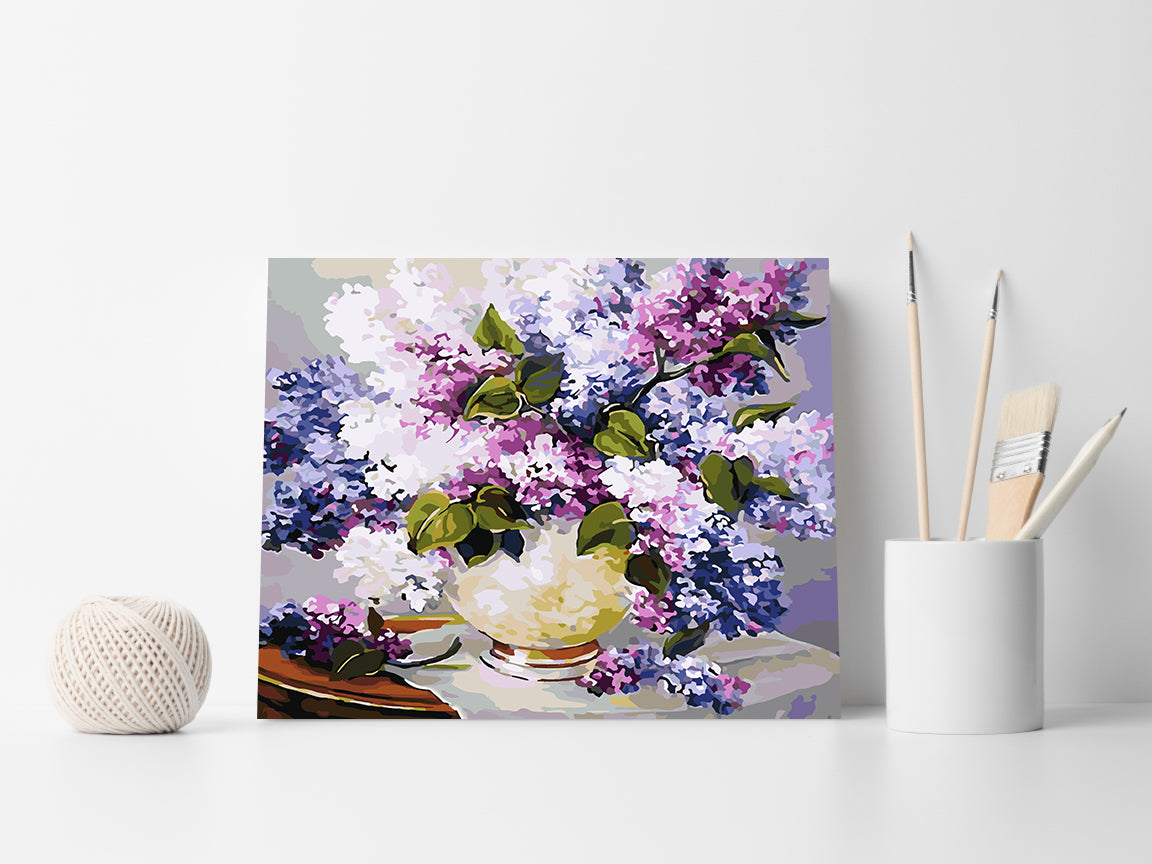 Peinture par numéros - Fleurs dans un vase 4215