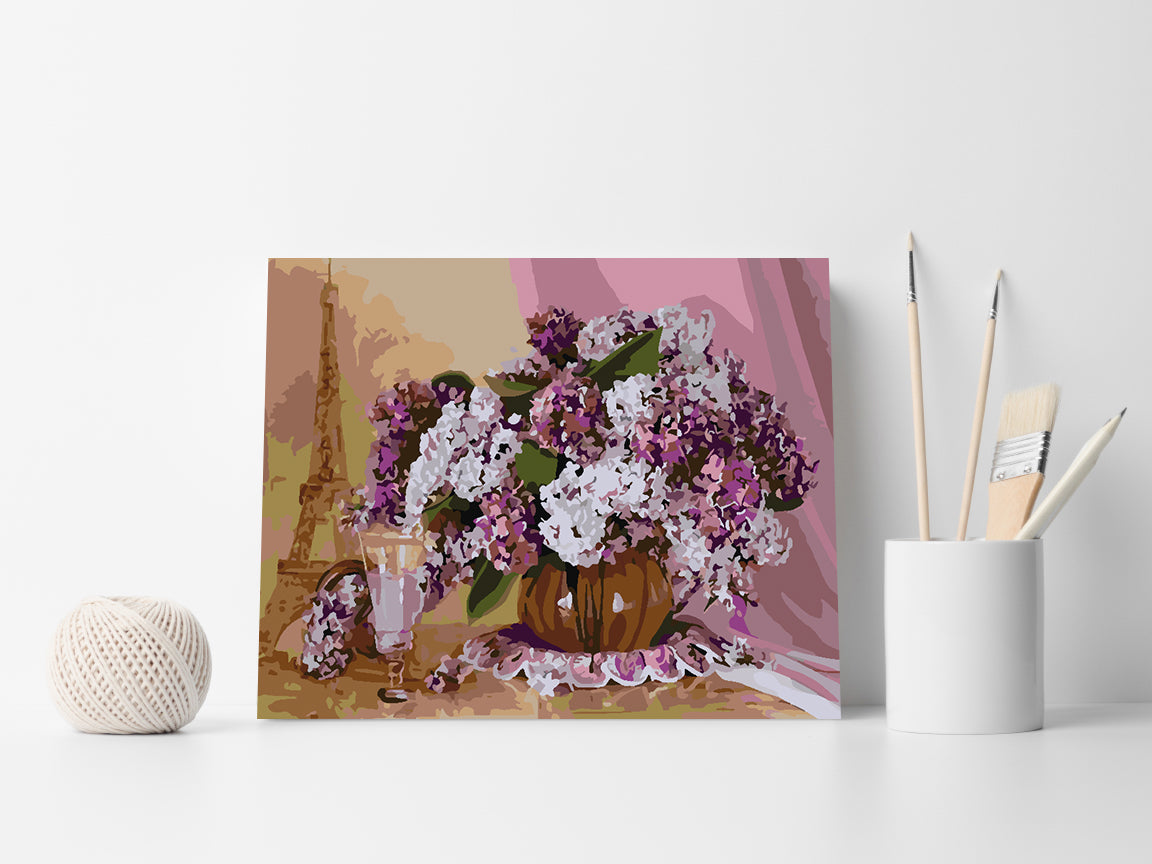 Peinture par numéros - Fleurs dans un vase 4216