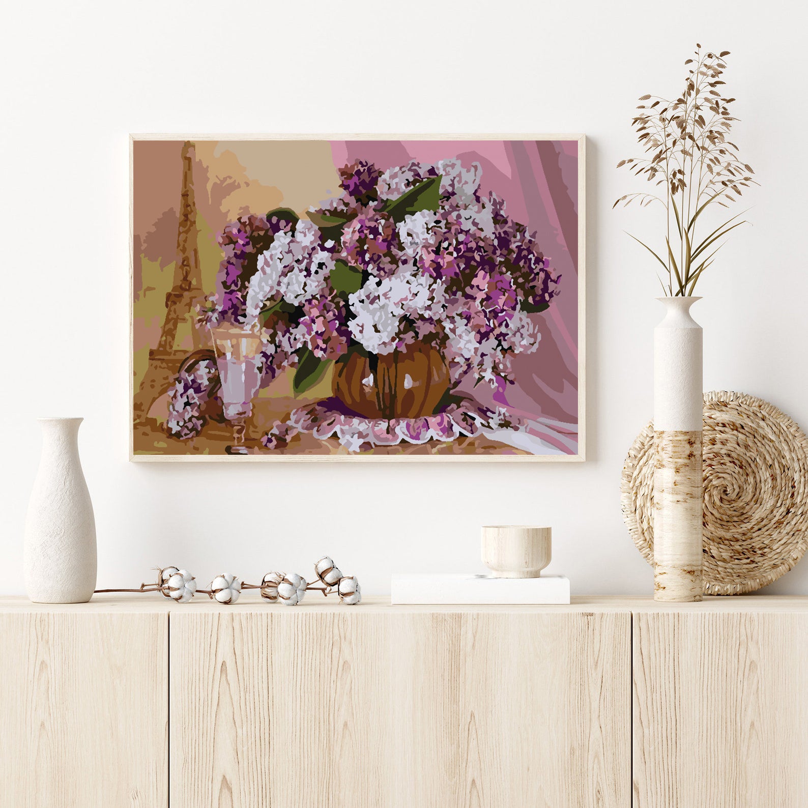 Peinture par numéros - Fleurs dans un vase 4216