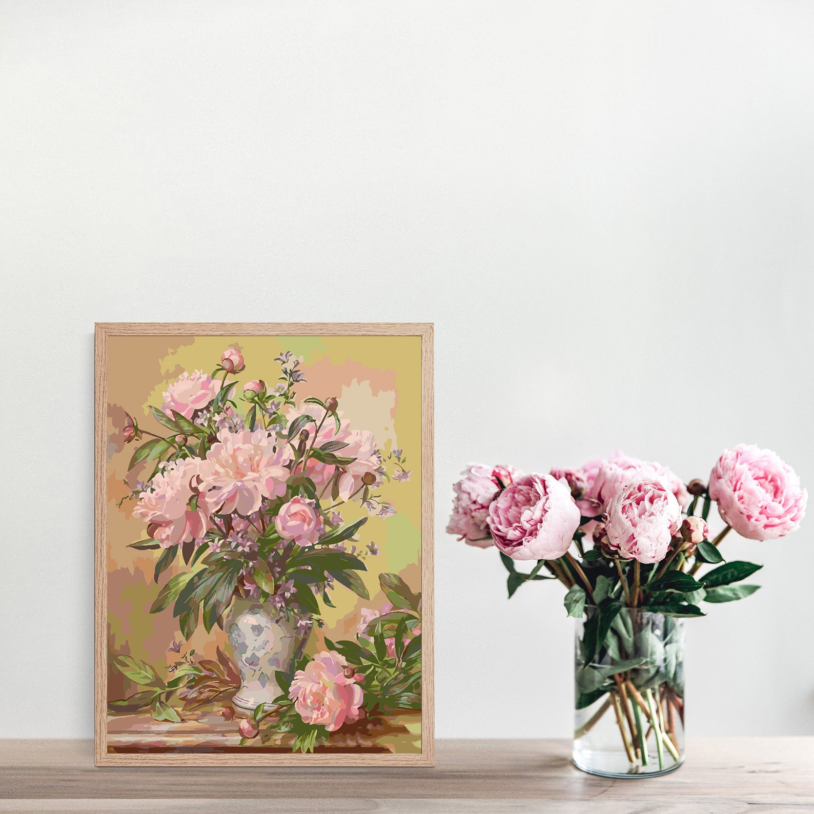 Malen nach Zahlen - Blumen in einer Vase 4331