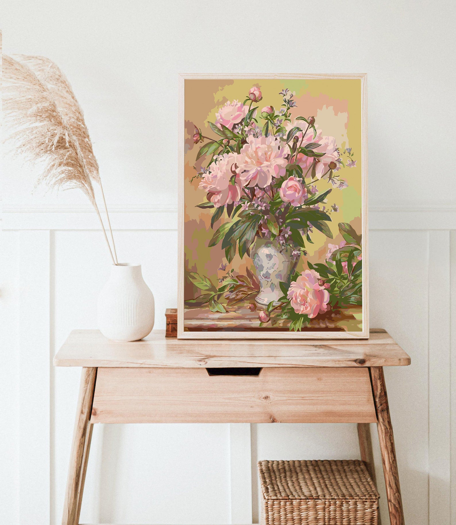 Malen nach Zahlen - Blumen in einer Vase 4331