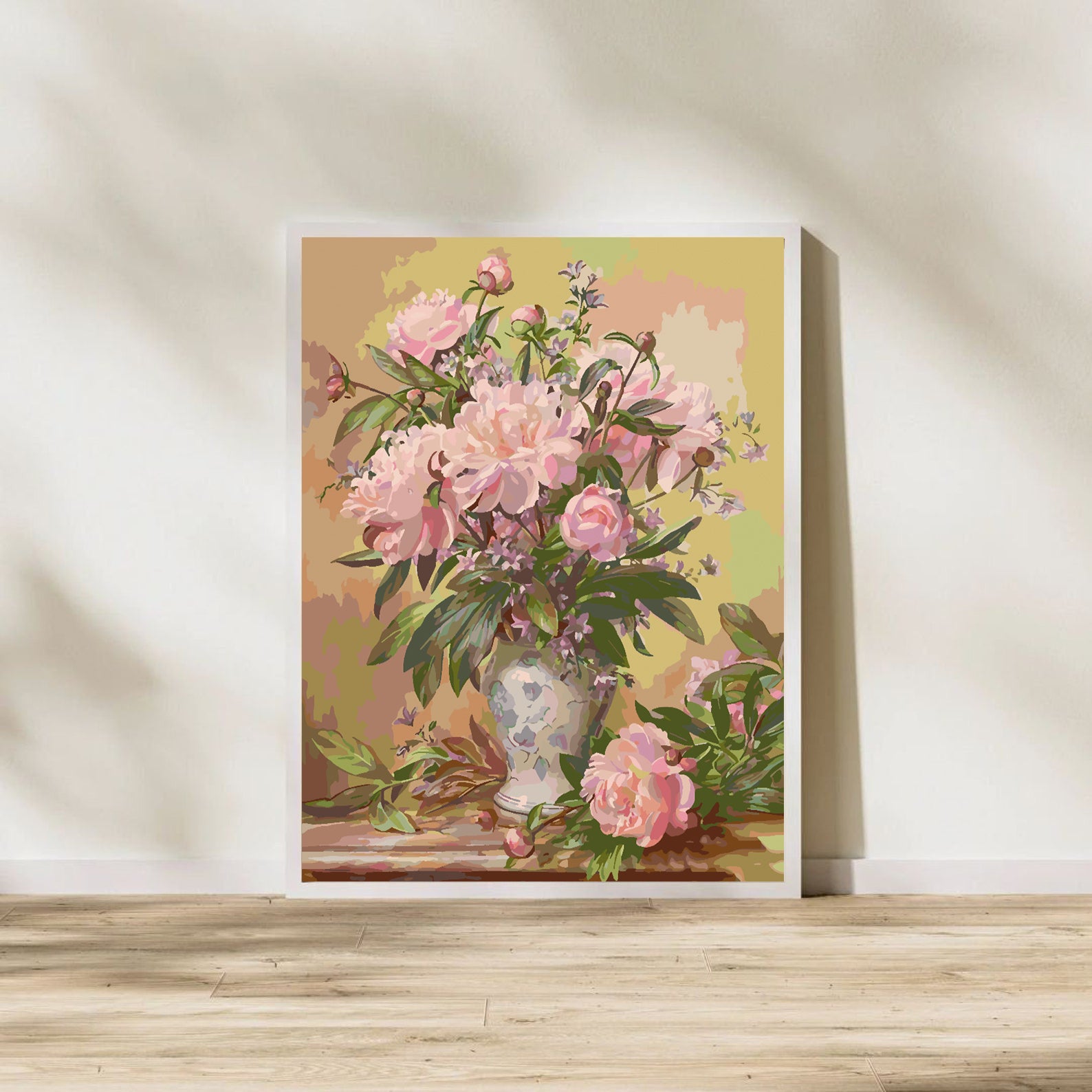 Malen nach Zahlen - Blumen in einer Vase 4331