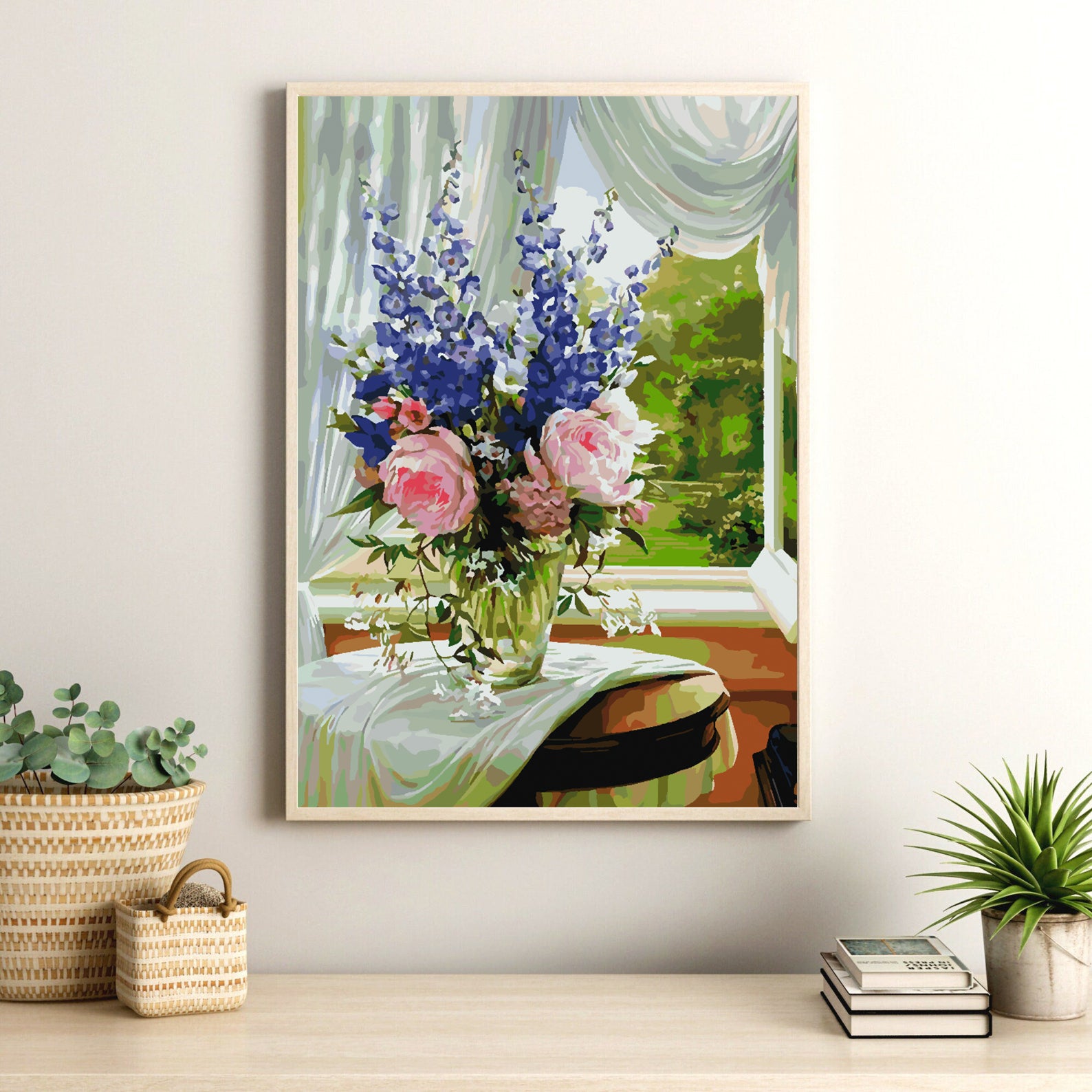 Peinture par numéros - Fleurs dans un vase 4372