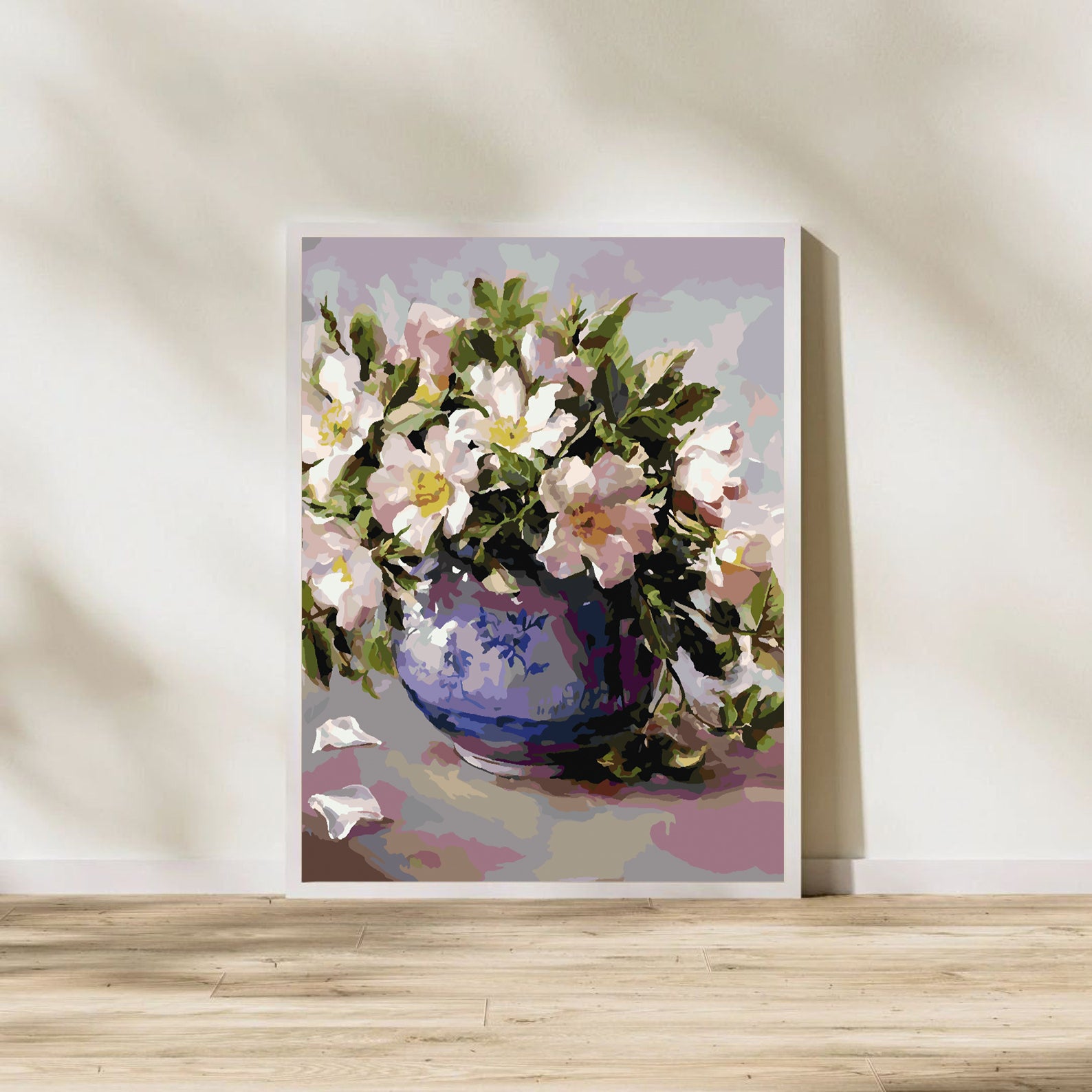 Peinture par numéros - Fleurs dans un vase 4382