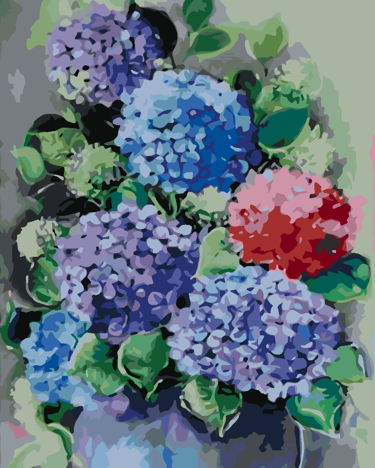 Peinture par numéros - Fleurs 4427