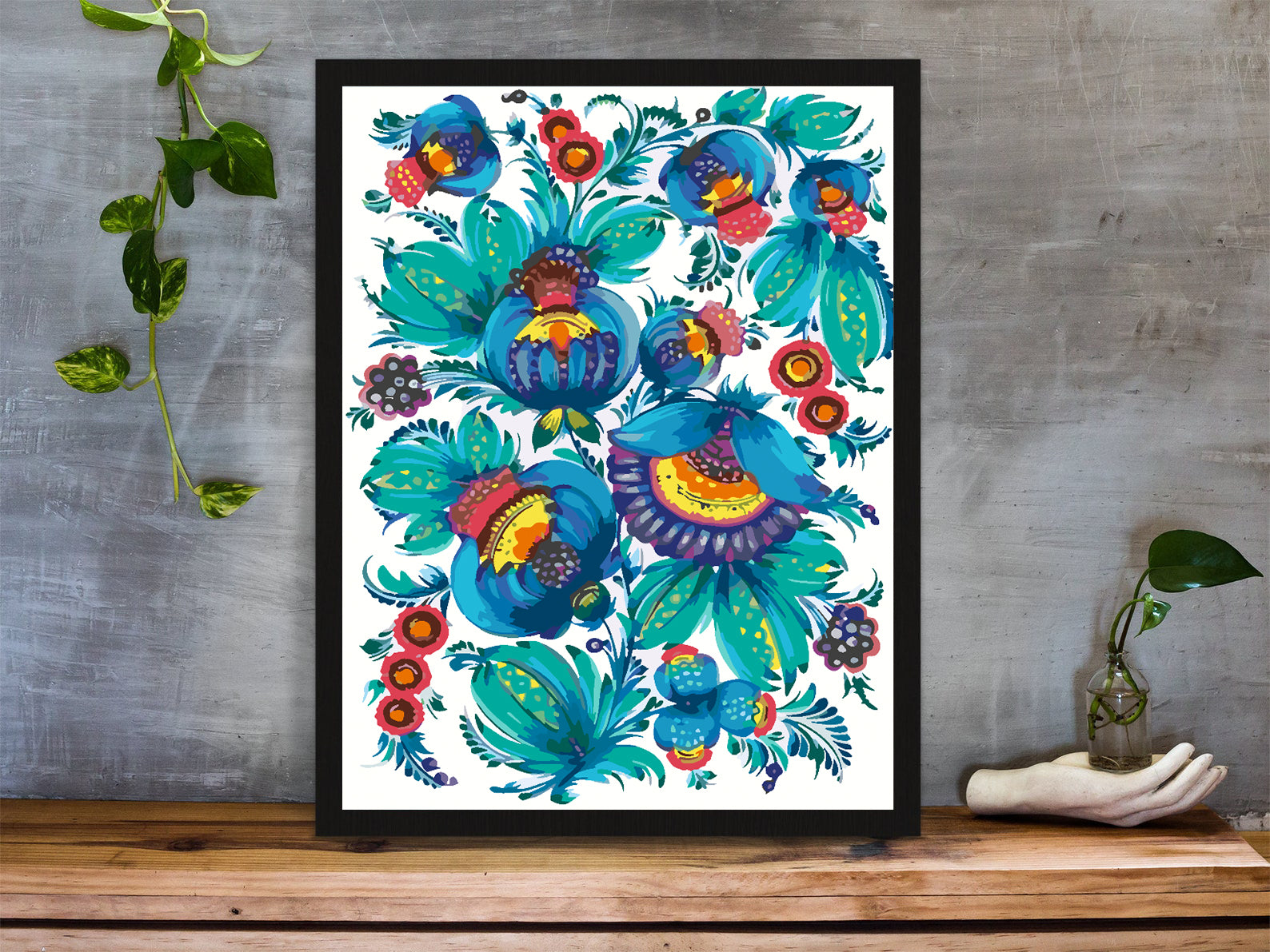 Peinture par numéros - Fleurs 4447