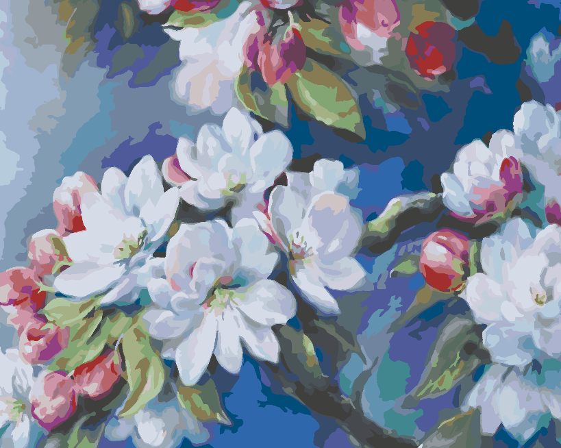 Peinture par numéros - Fleurs 4460