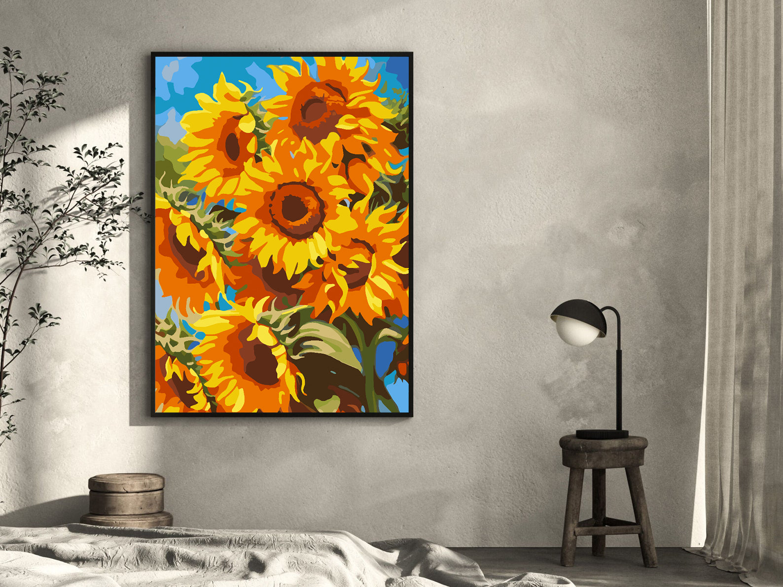 Peinture par numéros - Tournesol 4515