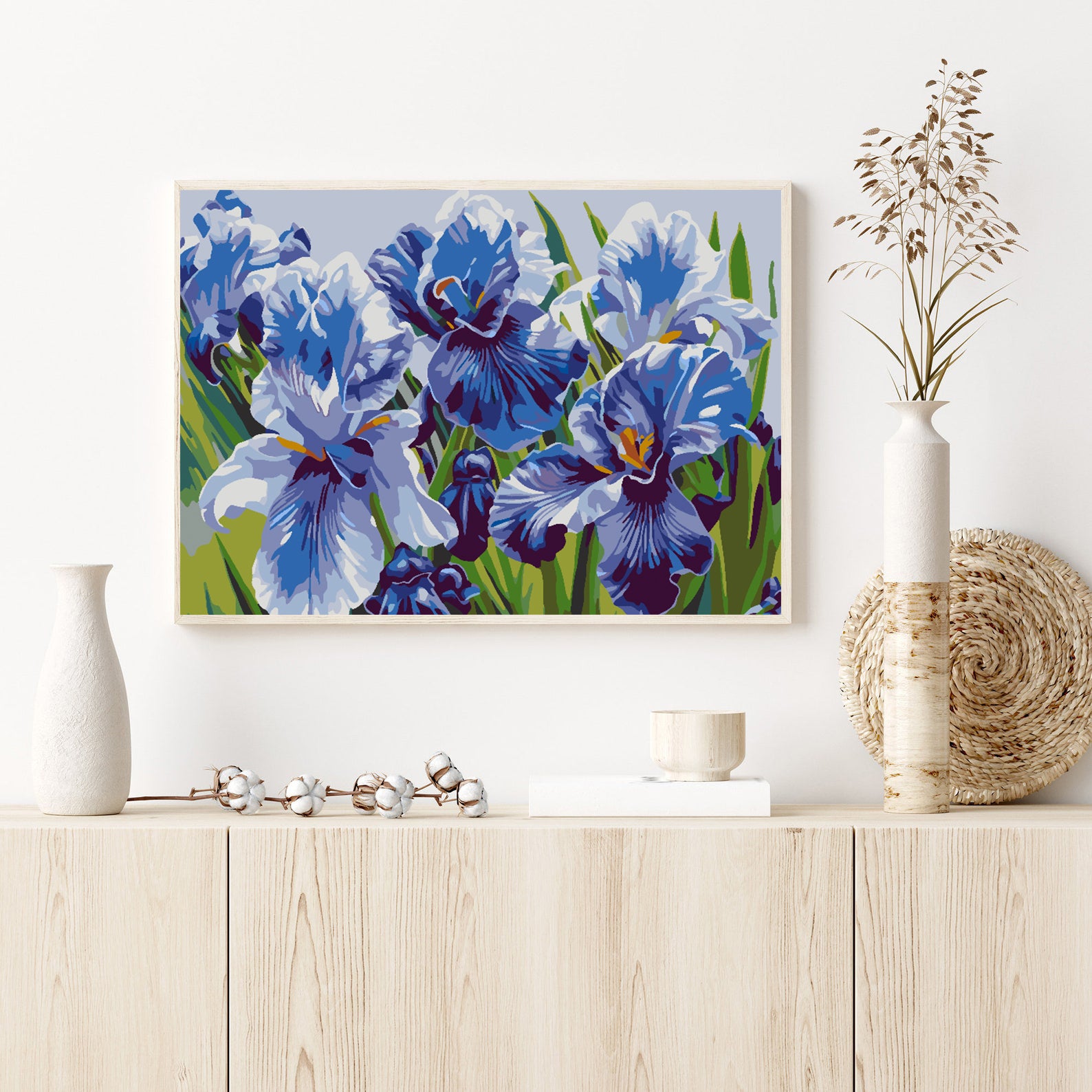 Peinture par numéros - Fleurs violettes 4514