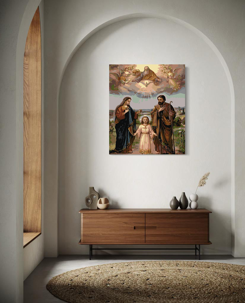 Set Pictură pe numere – Familia Sfântă 4725
