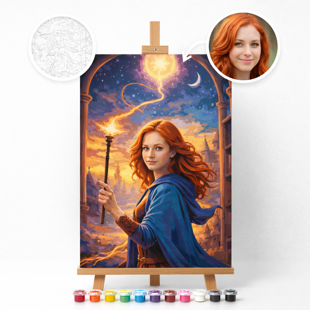 Pictura Personalizata pe Numere – Magia Lunii