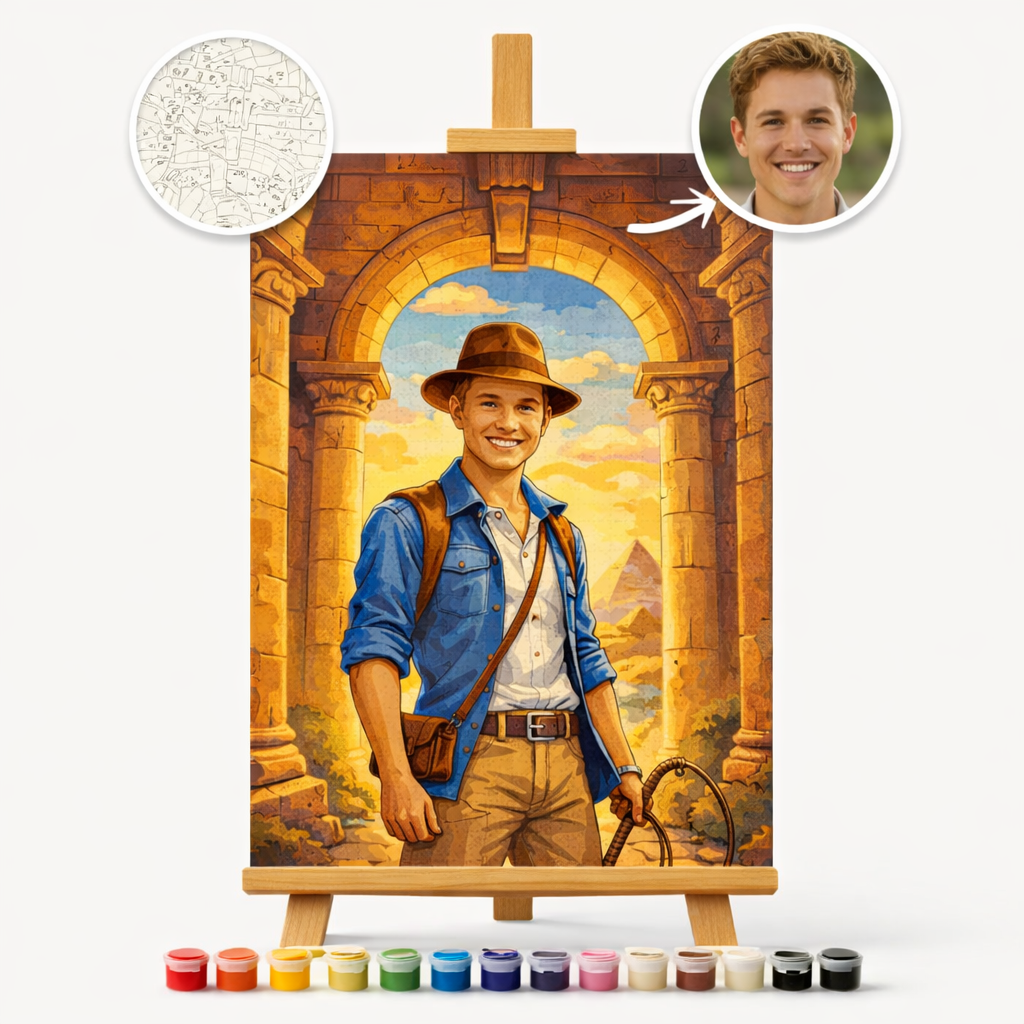 Pictura Personalizata pe Numere – The Cowboy
