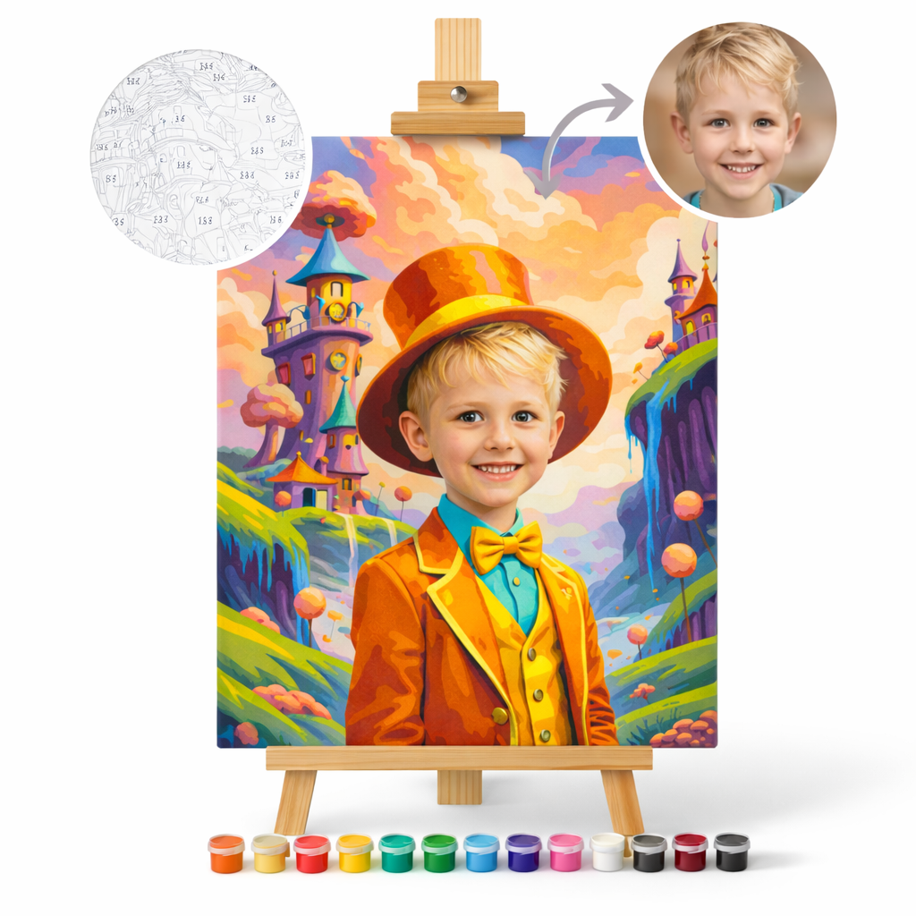 Pictura Personalizata pe Numere – Micul Magician