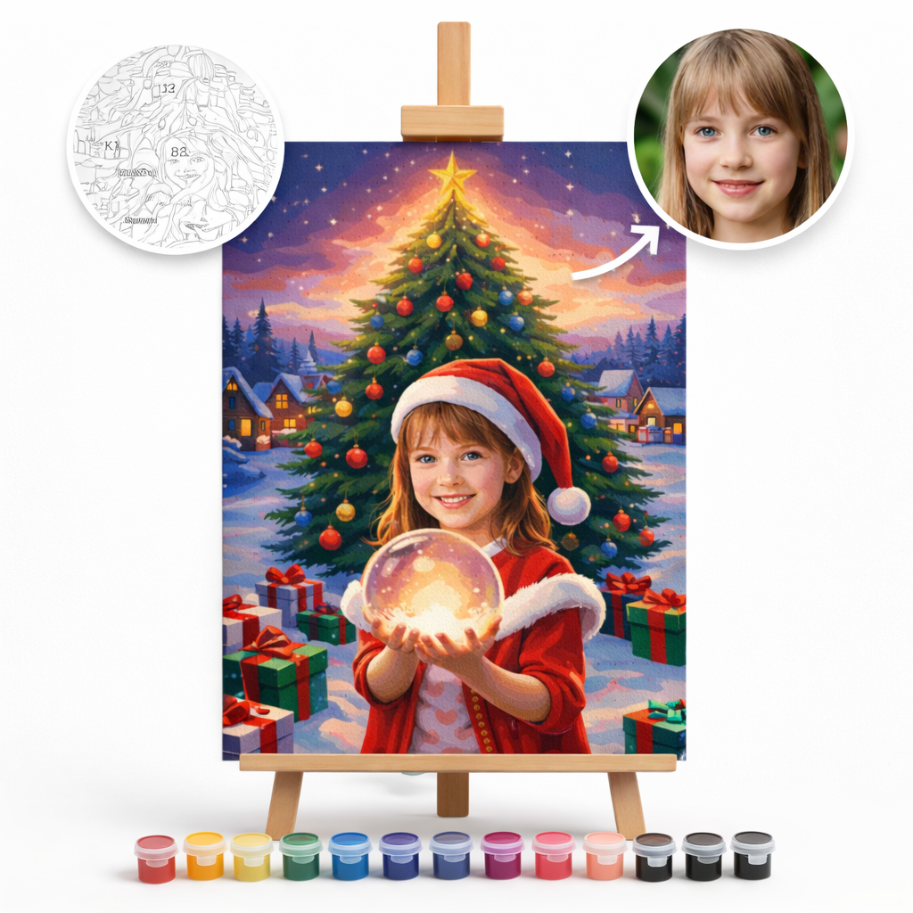 Pictura Personalizata pe Numere – Cadou de Craciun