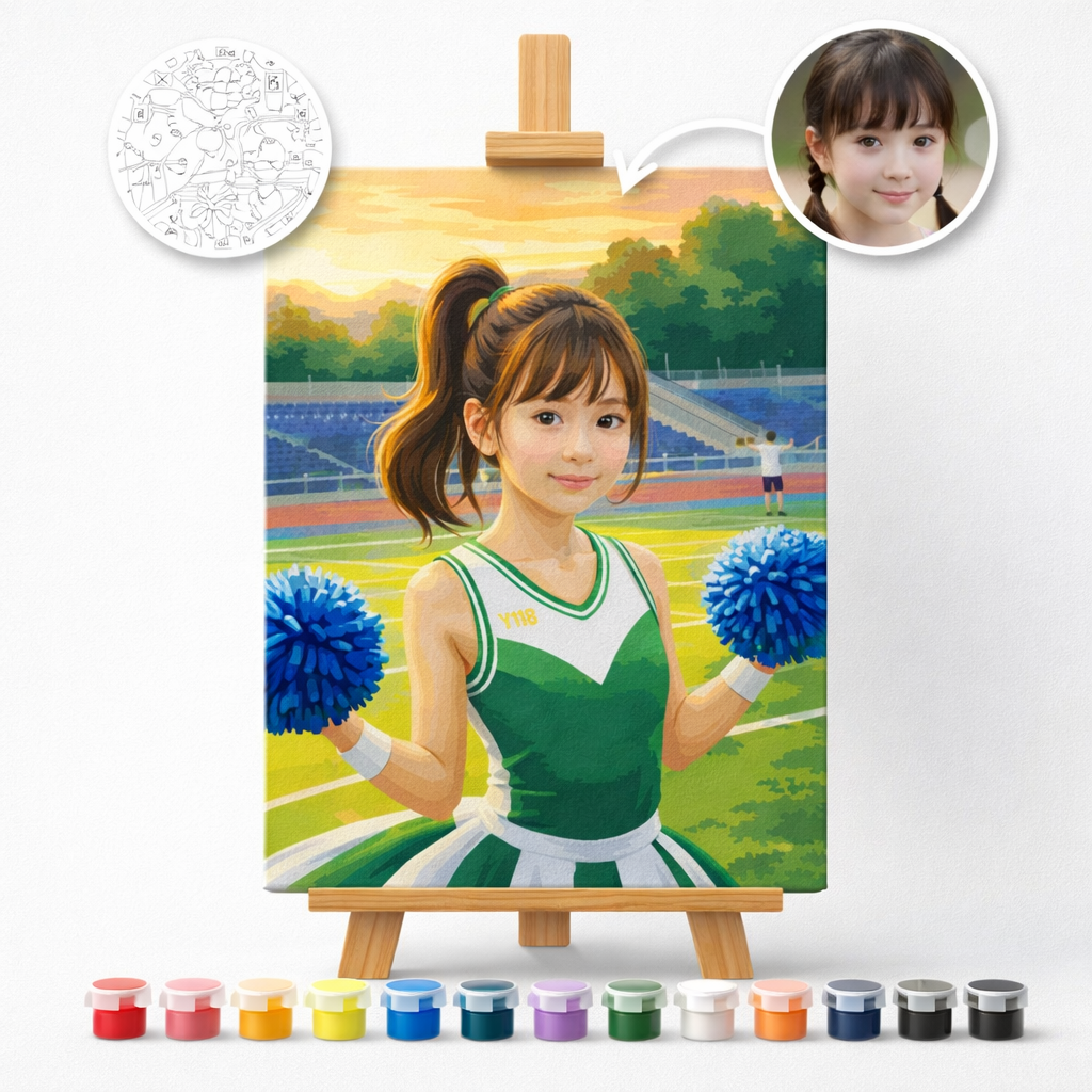 Pictura Personalizata pe Numere – Mica Majoreta