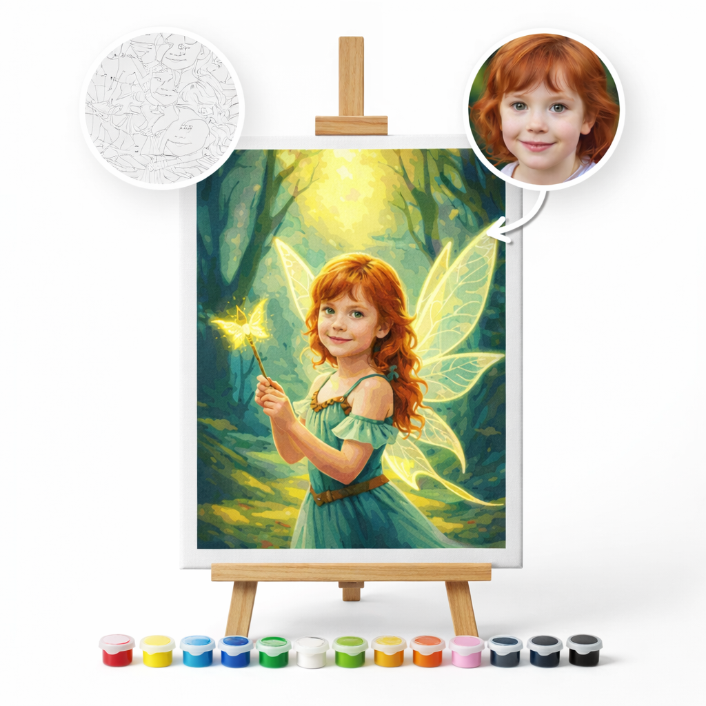 Pictura Personalizata pe Numere – Zana din Povesti