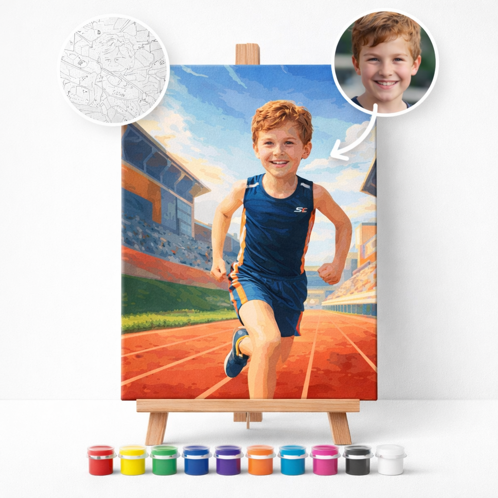 Pictura Personalizata pe Numere – Inima Stadionului