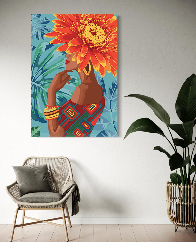 Set Pictură pe numere - FlowerHead 6003