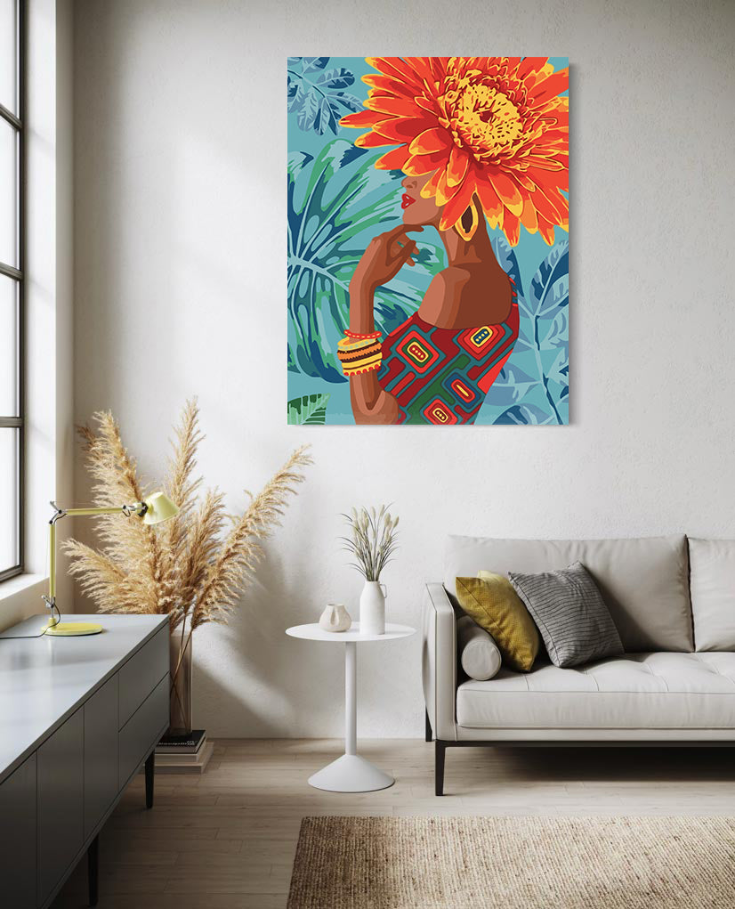 Set Pictură pe numere - FlowerHead 6003