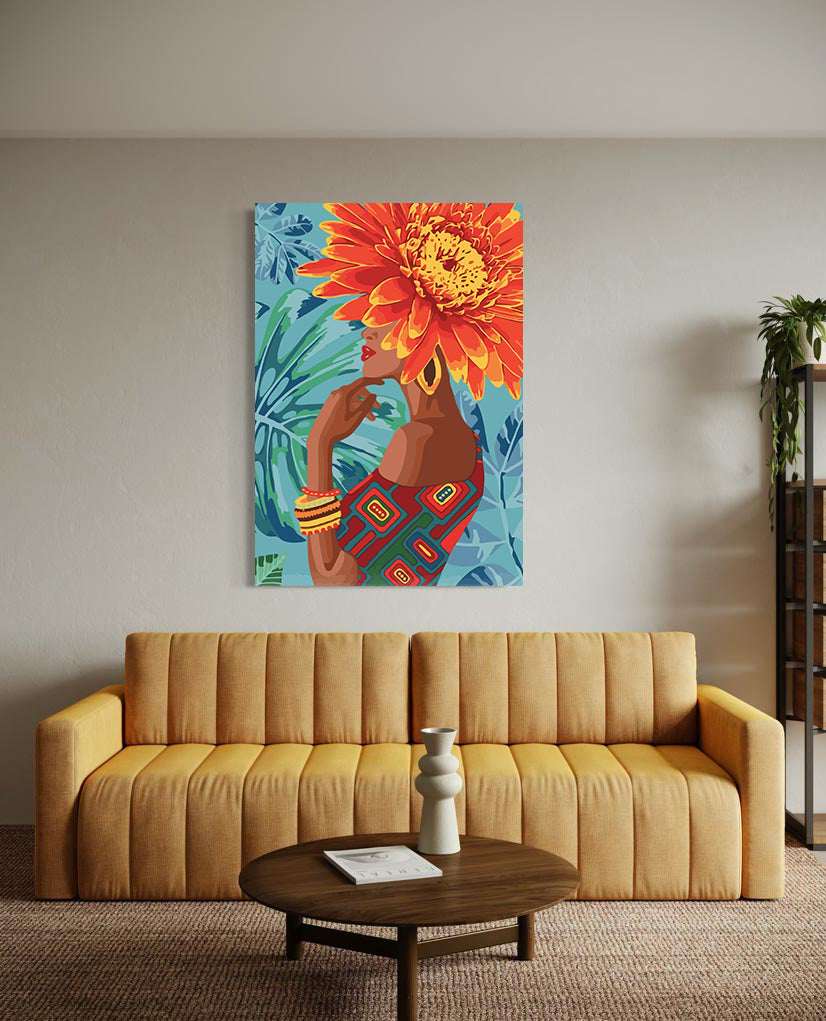 Set Pictură pe numere - FlowerHead 6003