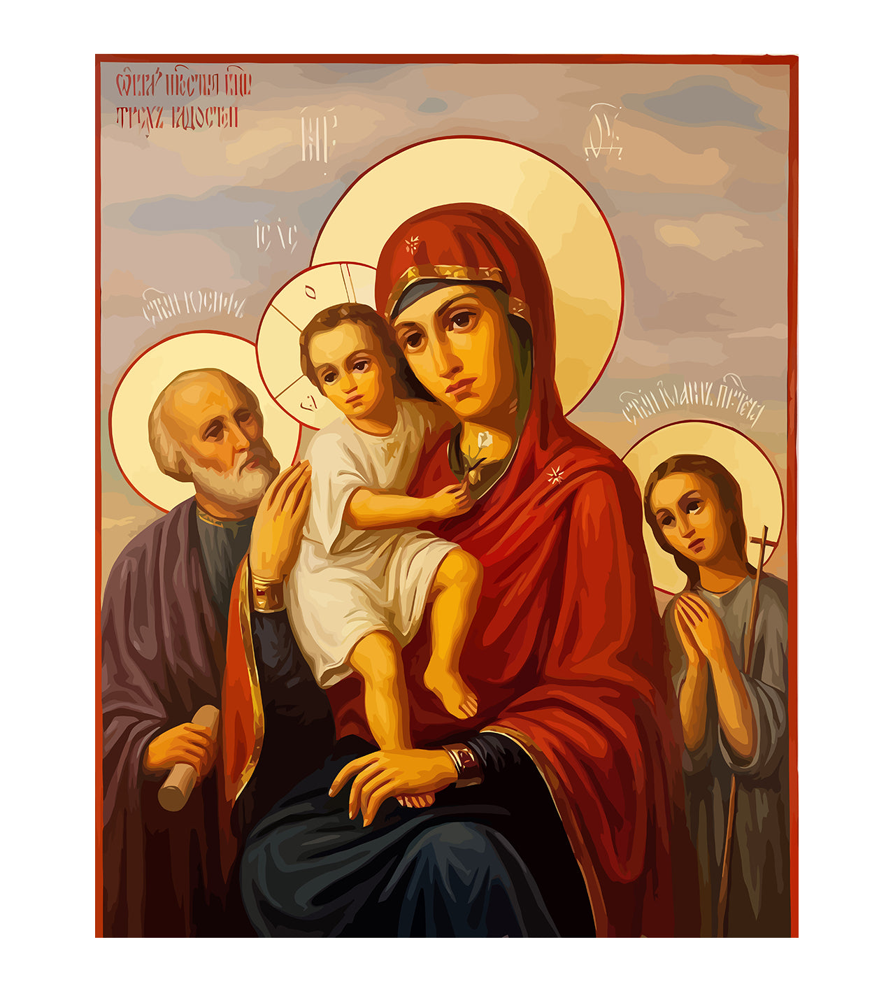 Set Pictură pe numere – Sfânta Maria Și Isus Hristos 6014