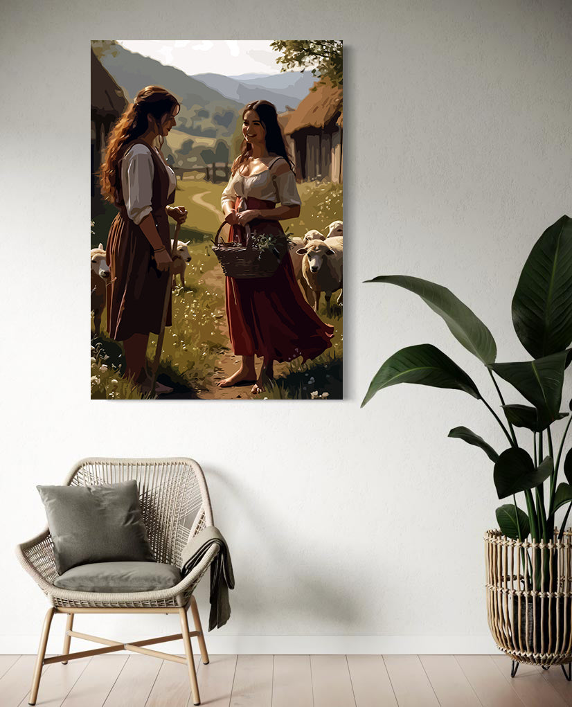 Set Pictură pe numere - Ocupație la Țară