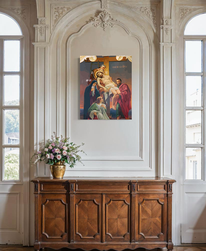 Set Pictură pe numere – Isus Hristos Pe Sfânta Cruce 6034