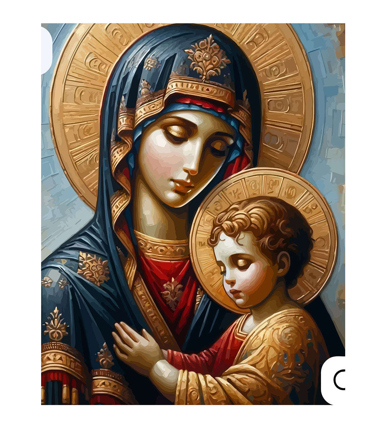 Set Pictură pe numere – Maica Domnului 6049