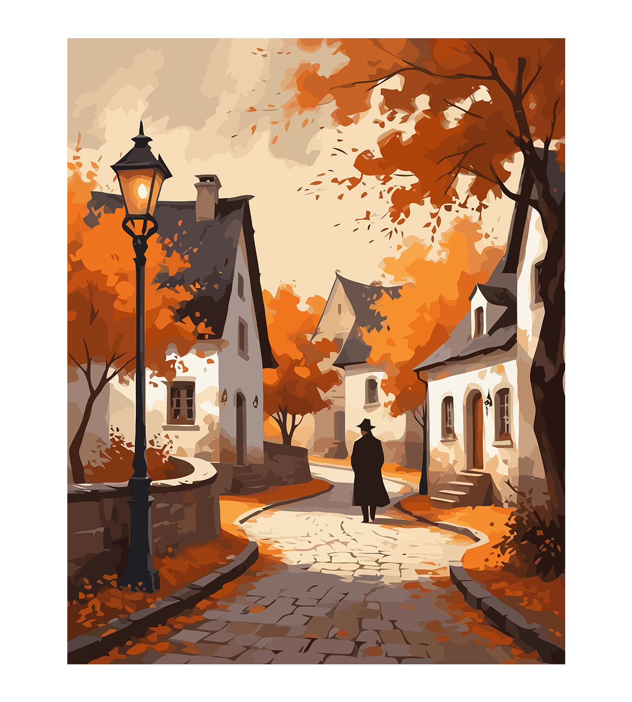 Set Pictură pe numere – Toamna în Oraș 6067