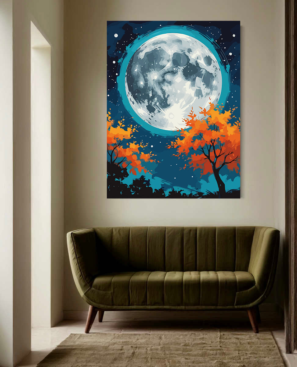 Set Pictură pe numere – Lună Plină 6074.0