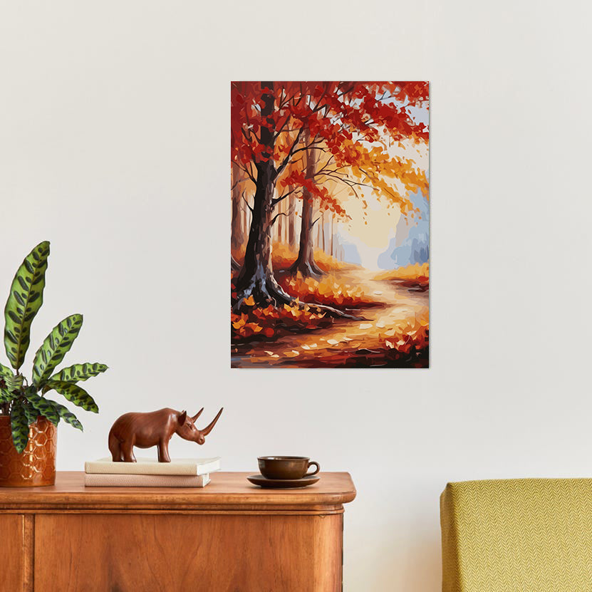 Set Pictură pe numere – Peisaj de Toamnă 6081