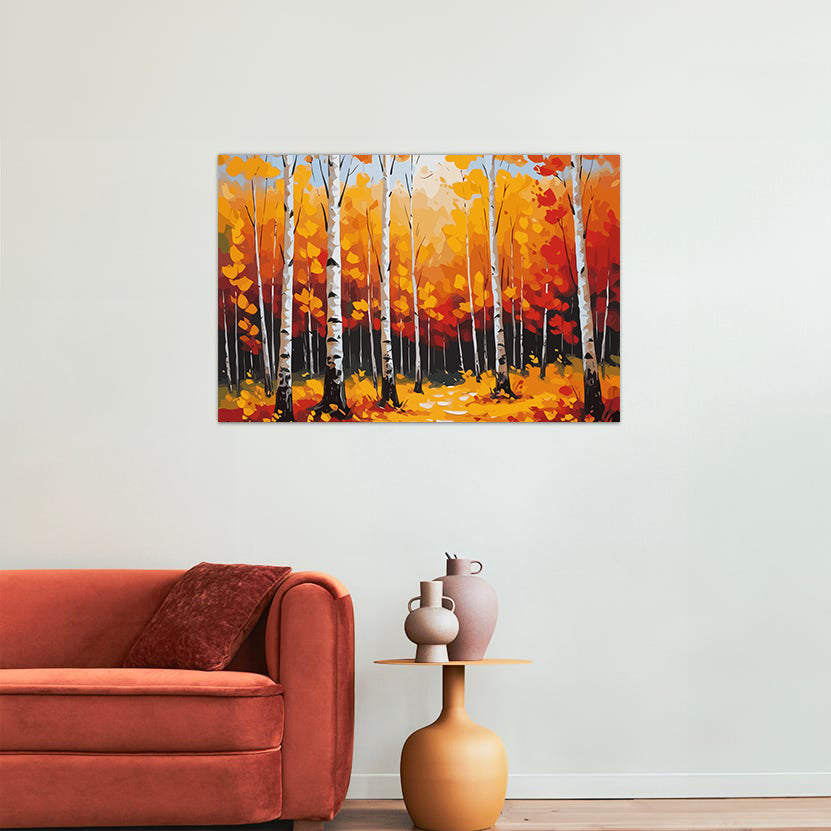 Set Pictură pe numere – Peisaj de Toamnă 6090