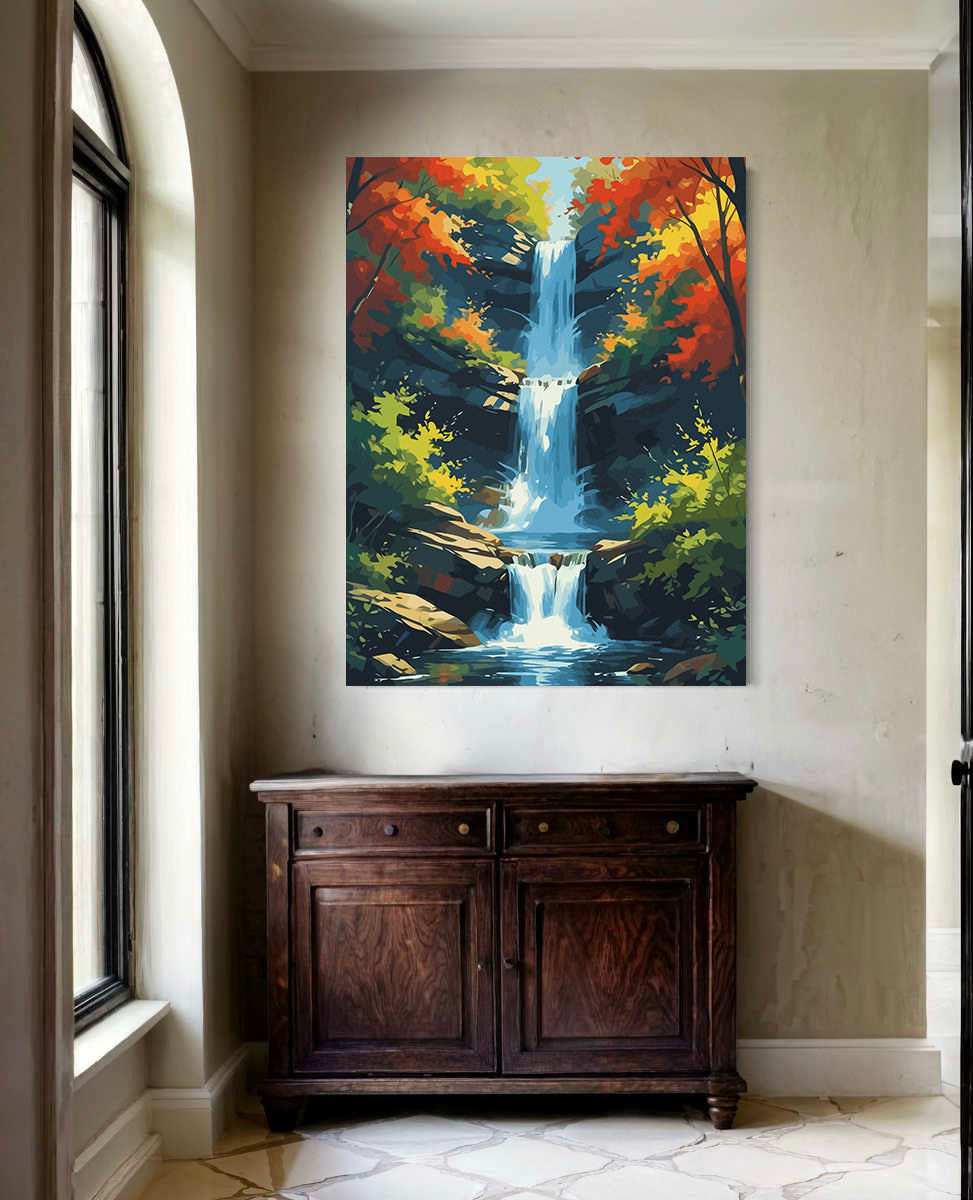 Set Pictură pe numere – Pădure Peisaj 6100