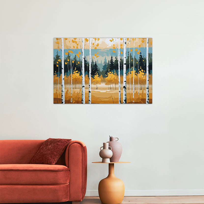 Set Pictură pe numere – Peisaj de Toamnă 6101