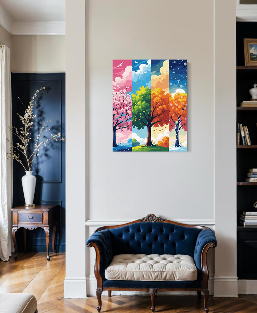 Set Pictură pe numere – Patru Anotimpuri 6102