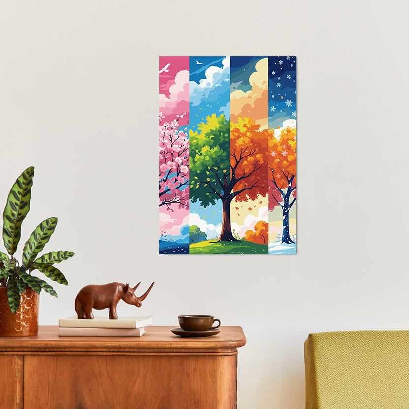 Set Pictură pe numere – Patru Anotimpuri 6102