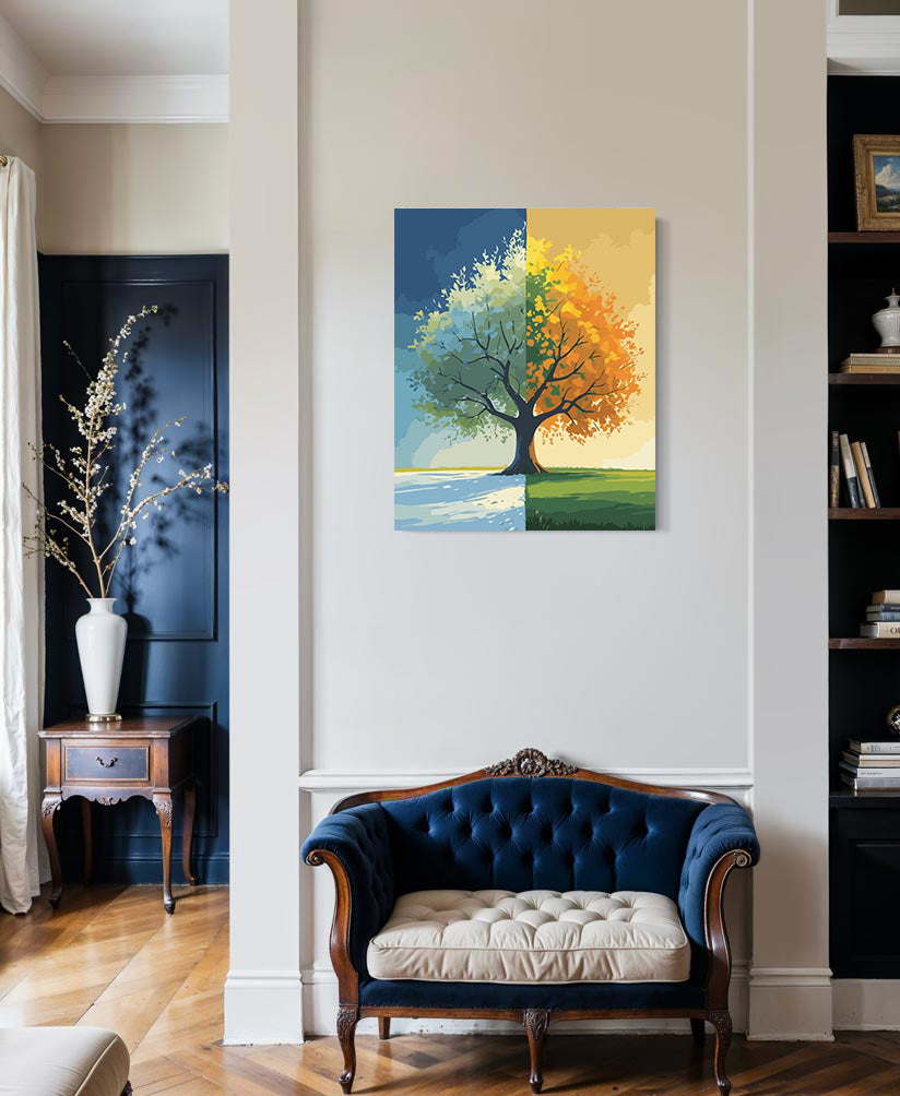 Set Pictură pe numere – Iarna și Primăvara 6105